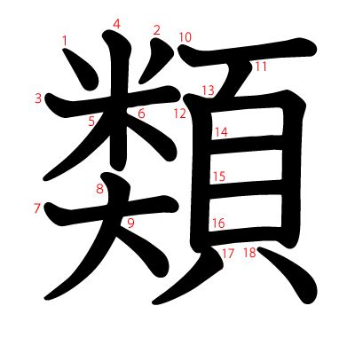 類 漢字|漢字「類」の部首・画数・読み方・筆順・意味など